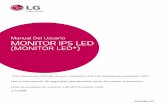 Manual Del Usuario MONITOR IPS LED (MONITOR … Lea la información de seguridad atentamente antes de utilizar el producto. Lista de modelos de monitor LED IPS (monitor LED) Manual