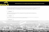 Soluciones en Ingeniería de Manufactura S.R.L.simargentina.com.ar/www/descargas/sim_pres.pdf · 2018-11-28 · Producción, Mantenimiento de plantas industriales y en operaciones
