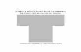SOBRE LA MÚSICA POPULAR EN LA MEMORIA DE CINCO LOCALIDADES DE … · 2015-06-30 · SOBRE LA MÚSICA POPULAR EN LA MEMORIA DE CINCO LOCALIDADES DE TERUEL* Carolina Ibor Monesma**