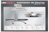 Calentador de Churros - INBLAN · 2016-03-14 · Calentador de Churros CARACTERÍSTICAS TÉCNICAS CARACTERÍSTICAS TÉCNICAS TECHNICAL SPECIFICATIONS CARACTÉRISTIQUES TECHNIQUES