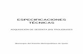 ESPECIFICACIONES TÉCNICAS - Gob · 2018-02-09 · LICITACIÓN DE BIENES Y SERVICIOS Página 2 de 38 1. ESPECIFICACIONES TÉCNICAS: Las especificaciones técnicas y/o términos de