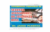 Autor: Dr. Jaime Banks Puertas …2016.obraluzdelmundo.org/literatura/libros/ayunadores.pdf“Y tu, quédate aquí conmigo y te daré todos los mandamientos y estatutos y decretos
