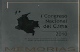 I Congreso Nacional del Clima - INVEMAR · Panelistas: Piedad Martín, Oficial de Programa del PNUD, Walier Vergara, Ingeniero Líder Departamento de Ambiente y Líder del Equipo