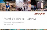 Asamblea Minera SONAMI · Durante 2015 y 2016 se uso fondo de estabilización por 22 y 33.7 MMUS$ A partir del 2017 se ha iniciado la devolución del fondo , alcanzando 14 MMUS$ En