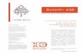 Boletín 438 - El Colegio de México · 2020-01-21 · Boletín del CMCH 3 3 los 75 años de la Academia Mexicana de la Historia que editó en 1994 nuestra decana Josefina Zoraida