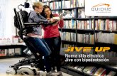 Nueva silla eléctrica Jive con bipedestación€¦ · Equipada de serie con el mando R-net con pantalla a color que p ermite controlar hasta 6 opciones ... Posiciones de asiento