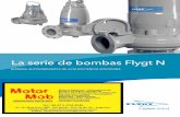La serie de bombas Flygt N - Electromecanica MM€¦ · Las bombas Flygt N con componentes de Hard-Iron™ continúan manteniendo su alta eficiencia sin atascamientos, ni corrosión