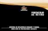 JEFATURA DESARROLLO HUMANO Y FAMILIA · 2019-05-10 · derecho al envío de su expediente prestacional a la Caja de Retiro de las Fuerzas Militares o al Grupo de Prestaciones Sociales