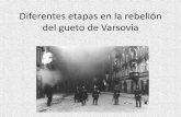 La rebelión del gueto de Varsovia · 2018-04-30 · En el momento de la rebelión quedaban aproximadamente 50 mil personas en el gueto.En una segunda etapa los nazis comenzaron a