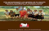 Informe de Adjuntía Nº 016-2016-DP/AAE · 2018-07-20 · Informe de Adjuntía Nº 016-2016-DP/AAE Una aproximación a la gestión de la escuela primaria multigrado de ámbitos rurales.