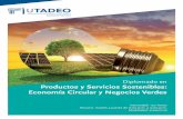 Diplomado en Productos y Servicios Sostenibles: Economía ... · • Registro de patentes de nuevos pro-ductos sostenibles Módulo 5: Materiales y tecnologías aplicadas al desarrollo