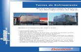 Torres de Enfriamiento - Pfenniger Compactas.pdf · Modelos Compactos BT 606 a 2109 • Capacidades hasta 120 m3/hora • Bajo costo de operación • Ventilador de tiro inducido