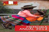 MEMORIA ANUAL 2014 · Memoria anual 2014 | Juntos 6 7 Presentación José Villalobos Castillo Director ejecutivo (e) Programa Juntos El año 2014 signiicó un viraje en el proceso
