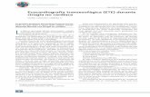 Ecocardiografía transesofágica (ETE) durante cirugía no ...revistachilenadeanestesia.cl/PII/revchilanestv46n01.02.pdf · La primera pregunta que podrían hacerse los lec- ... que