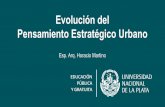 Evolución del Pensamiento Estratégico Urbanoblogs.unlp.edu.ar/planificacionktd/files/2018/10/Catedra...Evolución del pensamiento estratégico en Barcelona Pensamiento Estratégico