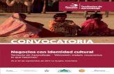 CONVOCATORIAamericalatina.procasur.org/images/Convocatoria_FINAL.pdf · tejidos, siendo la confección de la mochila tradicional Wayúu su principal creación. Han logrado implementar