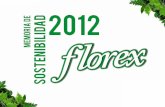 Memoria de Sostenibilidad 2012 - Florex...5 Sostenibilidad Memoria de 2012 MENSAJE DE VicePRESIDENcia Florex, siendo una empresa que asumió el tema ambiental como un símbolo de compromiso