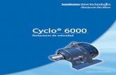 35668 Covers:Cyclo6000 ReducerCvrs · Reductores de velocidad CYCLO® 6000 2.2 Cómo Seleccionar Cyclo® Serie 6000 Cómo seleccionar un reductor de velocidad Cómo Seleccionar Paso