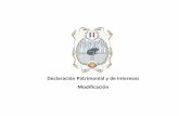 Declaración Patrimonial y de Intereses Modificación · 2018-05-11 · hoja 1 de 15 ayuntamiento de tamazula de gordiano jal. declaraciÓn patrimonial y deintereses-modificaciÓn