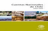Cuentas Nacionales de Chile 2003-2006€¦ · resultado de una tasa de ahorro nacional de 24,0% y de una tasa de ahorro externo de -3,6% del PIB. Este último corresponde al superávit