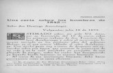 Jacinto Chach Una carta ssbre 10s hombres de 1842 · movimiento, el primero en su ggnero, y el mis fecun- do en sus consecuencias. Por lo demis, en cuanto a sus heclzos y detalles,