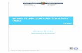 Modelo de Administración Electrónica (MAE)(MAE)...sobre los recursos necesarios para el desarrollo del Modelo en cada nivel administrativo, de forma que las Administraciones destinatarias