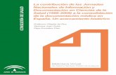 La contribución de las Jornadas UD ... - Repositorio Salud · y Documentación en Ciencias de la Salud (1986-2009) a la consolidación de la documentación médica en España. Un