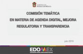 COMISIÓN TEMÁTICA EN MATERIA DE AGENDA DIGITAL, …ihaem.edomex.gob.mx/sites/ihaem.edomex.gob.mx/files/files/2019... · Cuautitlán Izcalli Soyaniquilpan de Juárez Zumpango Jaltenco
