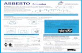 ASBESTO (Amianto) - Mount Sinai Health System · 2020-02-14 · ASBESTO (Amianto) El asbesto es un grupo de fibras minerales utilizado ampliamente por sus propiedades de aislamiento