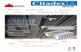 Catálogo General CITADEXSETEL 2016.pdf · 2017-01-03 · • Comunicación TCP/IP. • Controla el lector de tarjetas. • Facilidad de configuración. • Controla DOS puertas y