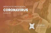 Medidas de prevención CORONAVIRUS...Medidas de Prevención para el personal de los centros de trabajo Lava blancos Lava manteles, servilletas y ropa de trabajo en lavadoras industriales