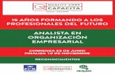 ANALISTA EN ORGANIZACIÓN EMPRESARIALmk000167.ferozo.com/Analistaorg.pdfcomo métodos eficaces para la mejora de la gestión organizacional. Primera Generación Diplomados Uruguay