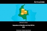 Material Impuestos en Colombia con la ley 1819 de 2016media.actualicese.com/Material-impuestos-en-Colombia-L1819-16.pdf · Procedimiento tributario y Régimen sanclonatorio Normas