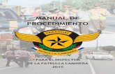 MANUAL DE PROCEDIMIENTOSan Lorenzo, 25 de agosto del 2015.- INTRODUCCIÓN El presente Manual contiene reglas para el procedimiento de control y ﬁscalización en el tránsito dentro