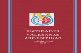 Entidades Valesanas Argentinas Boletín anual - 2017valesanos.com.ar/wp-content/uploads/2018/05/Boletin2017.pdf · 2018-05-08 · Entidades Valesanas Argentinas Boletín anual - 2017