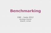 Benchmarking - MBA & Educación Ejecutiva · 2015-01-19 · "el benchmarking es un proceso sistemático y continuo para evaluar los productos, servicios y procesos de trabajo de las