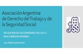 Asociación Argentina de Derecho del Trabajoy de la ... · COSTA RICA –CEAR y CLS establecen que el Conv. 98 sólo excluye de su campo de aplicación a los empleados públicos en
