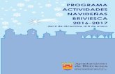 TALLERES INFANTILES PROGRAMA ACTIVIDADES CURSO DE …turismo.briviesca.es/sites/turismo.briviesca.es/files/... · 2016-12-15 · 2 de diciembre, viernes. EXCURSIÓN AL CINE A BURGOS