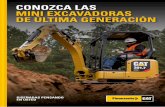 CONOZCA LAS MINI EXCAVADORAS DE ÚLTIMA GENERACIÓN · 2020-02-27 · 4 mini excavadoras de Última generaciÓn modelos de 1-2 toneladas trabajar en espacios pequeÑos nunca ha sido