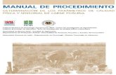 Manual de procedimiento - CIAP Centro de … de procedimiento...Capítulo XIII. Valores de referencia para indicadores de calidad de carne porcina Bibliografía Proyectos Anexo 1 Anexo