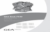 GEA Bock FK404 Montaje del compresor 11 4.1 Instalación 4.2 Inclinación máxima admisible 4.3 Accionamiento por correa trapezoidal 4.4 Carga sobre el cojinete principal 4.5 Montaje