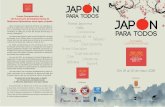 Evento Conmemorativo del 150 Aniversario del ...Lunes, 21 de mayo 18:00 h. Taller de Origami. Elaboración de lámparas de papel japonesas. A cargo del Grupo Mimaia. Inscripciones