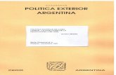 “CUADERNOS DE POLITICA EXTERIOR ARGENTINA”relaciones internas y externas. Definiremos entonces nuestro criterio de análisis de la política exterior china, para realizar posteriormente