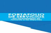 PORTAFOLIO DE SERVICIOS · 2019-04-25 · dad, la innovación, el pensamiento crítico y resolución de problemas para el desarrollo de la mentalidad emprendedora. Es un programa