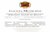 MANUAL DE INTEGRACIÓN Y FUNCIONAMIENTO …...1 de abril de 2017 GACETA MUNICIPAL Página 2 H. Ayuntamiento de Metepec 2016-2018 MANUAL DE INTEGRACIÓN Y FUNCIONAMIENTO DEL COMITÉ