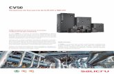 200 - CV50 - Salicru1).pdf · Distancia máxima 100 m filtro LC ESPECIFICACIONES DE CONTROL Tipo de motor Asíncrono