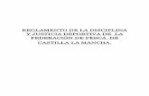 Deportes Castilla-La Mancha - REGLAMENTO DE LA DISCIPLINA Y … · 2019-04-12 · a) Jueces o árbitros, Jurados y Comités de Competición durante el desarrollo de los encuentros