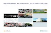 ORDENANZA MUNICIPAL DE EDIFICACIÓN...calidad de las construcciones y edificaciones y ser compatibles con los instrumentos de planeamiento de ordenación urbanística y las medidas