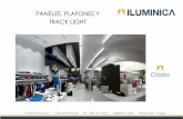 PANELES, PLAFONES Y TRACK LIGHT - Iluminicailuminica.com/PDF/catalogos/catalogo-paneles-plafones-y... · 2019-08-29 · Los nuevos plafones led Chiaro de uso interior son la opción