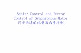 Scalar Control and Vector Control of Synchronous Motor 同步馬達 …eportfolio.lib.ksu.edu.tw/user/T/H/A960J121... · 2011-05-25 · Control of Synchronous Motor ... 1. open-loop